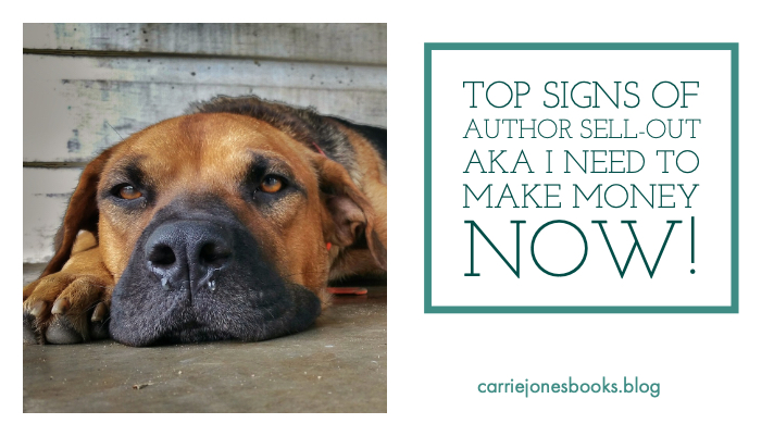 Signs of Author Sell Out