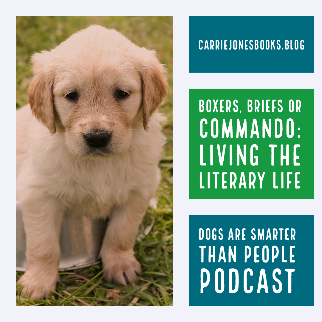boxers, briefs, or commando - living the literary life - podcast