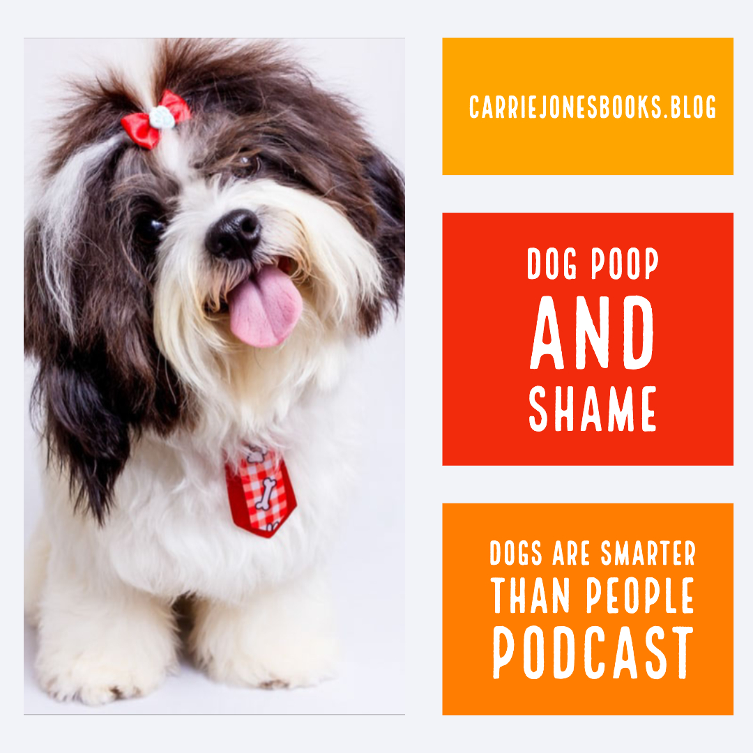 writing dog poop and shame