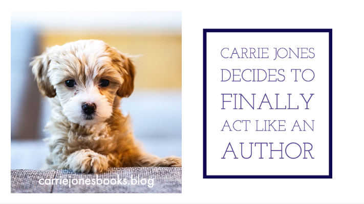 CARRIE JONES DECIDES TO FINALLY ACT LIKE AN AUTHOR