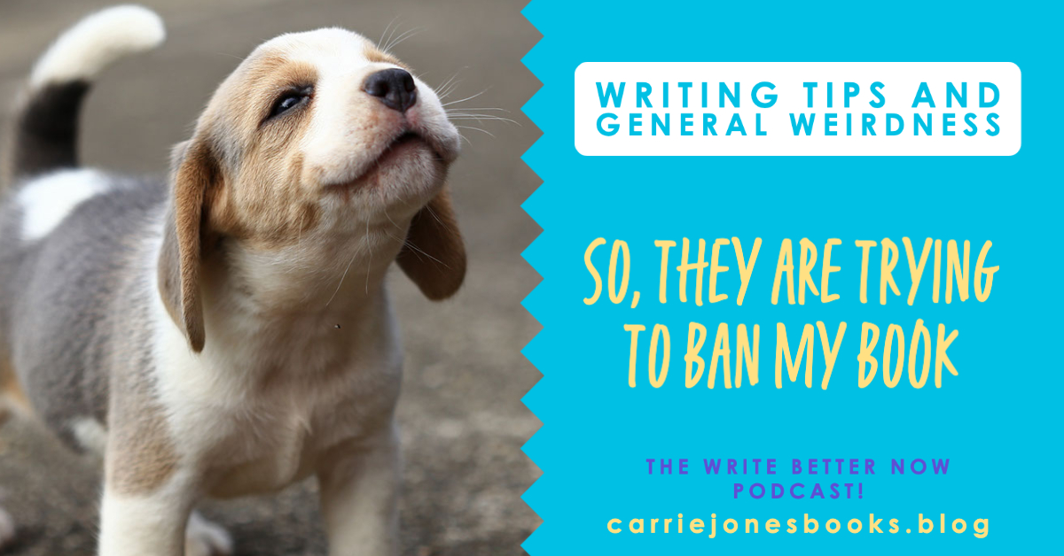 People are trying to ban my book