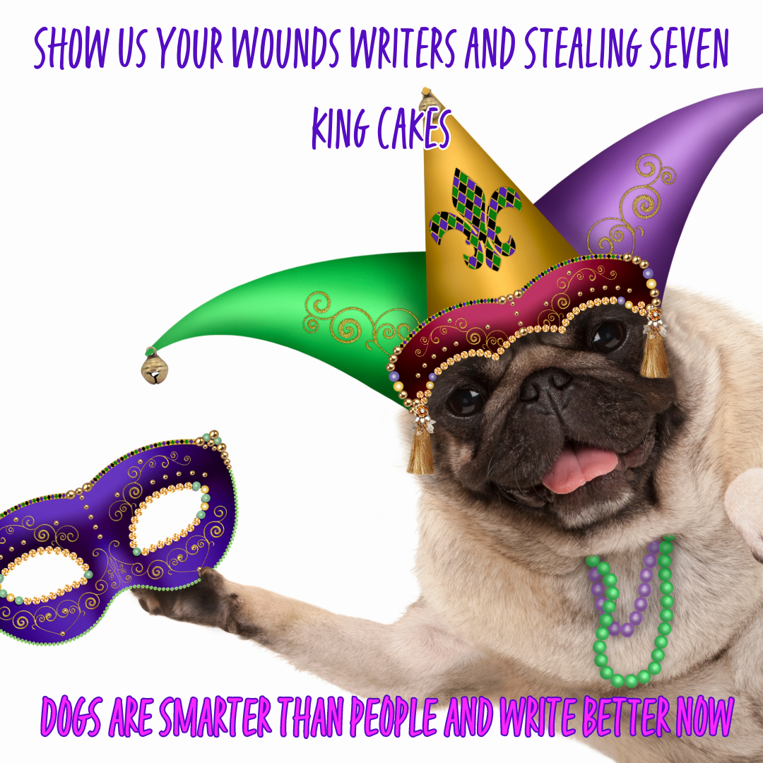 show Us Your Wounds Writers and Stealing Seven King Cakes